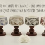 1 White Rose + 1 Random Vintage Tray