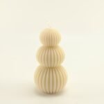 Three-ball Candle (Beige)