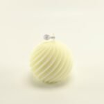 Ball-shaped Candle (White)